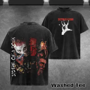 Vintage System of a Down Toxicity Graphic Rock Band T-shirt , Style System of a Down T-shirt & Hoodie , Rock Music Lover T-Shirt , Vintage Band Shirts  Fabric Fit Top , Top Men's and Women's Clothing