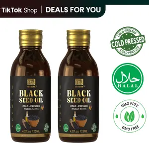 AL Taqwa Black Seed Oil 4oz - Herbal Joint Support, Immune Boosting & Digestion Support, Cold Pressed, Halal, GMO Free, 125ml Supplement