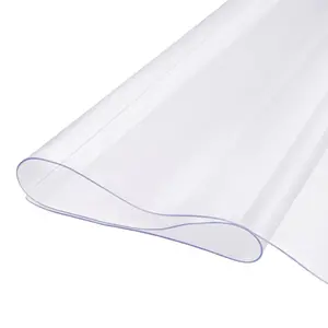 PVC Table Protector 40x80 in, Clear Plastic Desk Mat, 2.0mm Thick Durable Cover