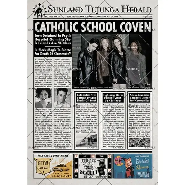 The Craft Newspaper Poster Print