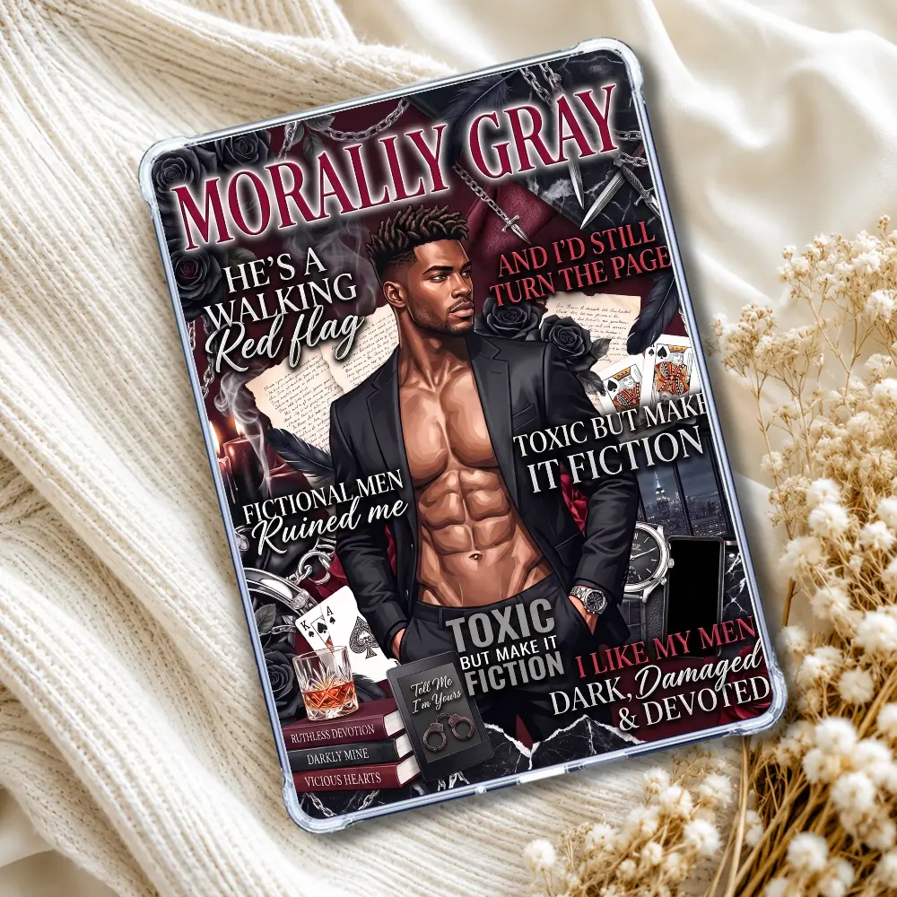 Melanin Red Flag Kindle Insert eReader Case Decor | Accessories for Book Lovers