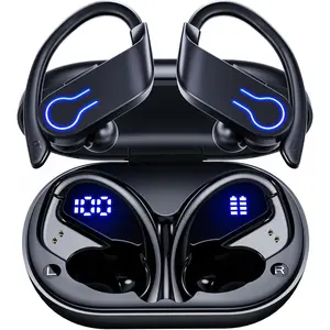 Q63-6 Wireless Earbuds with LED Display and Charging Case for Enhanced Audio Experience