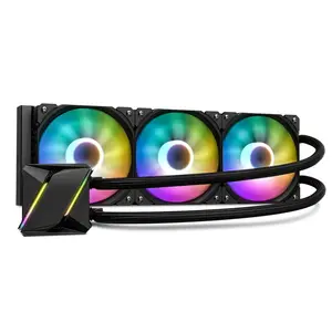 DARKROCK D360 CPU Liquid Cooler with 360mm Radiator, Addressable RGB Lights, Pure Copper Pump, and AMD, AM5/ AM4, Intel LGA 1851/1700/1200 Brackets Ready - Black