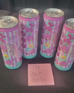 4 PACK | Alani Nu Energy Drink | Cotton Candy | 4 PACK | 12 fl. ounces | 200mg of Caffeine | 4 PACK |