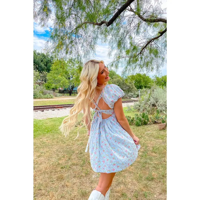 stylish grandmother of the bride dresses Summer Women Sexy Floral Print Short Dress, Bandage Holiday Beach Sund –  GETHSAM main image 1