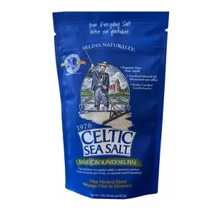 High Mineral Celtic Sea Salt, Real Salt, Resealable Bag, Cell Food, 100% Authentic, Fine Ground and Course, Tik Tok Trending, Salt for Health and Cooking Flavor Savory celtic salt  Natural pink himalayan real salt Taffy