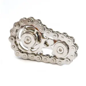 Bicycle Chain Design Fidget Spinner, Metal Hand Spinner, EDC Fidget Toys, Focus ADHD Tool, Office Stress Relief Toys, Fidget Gadget