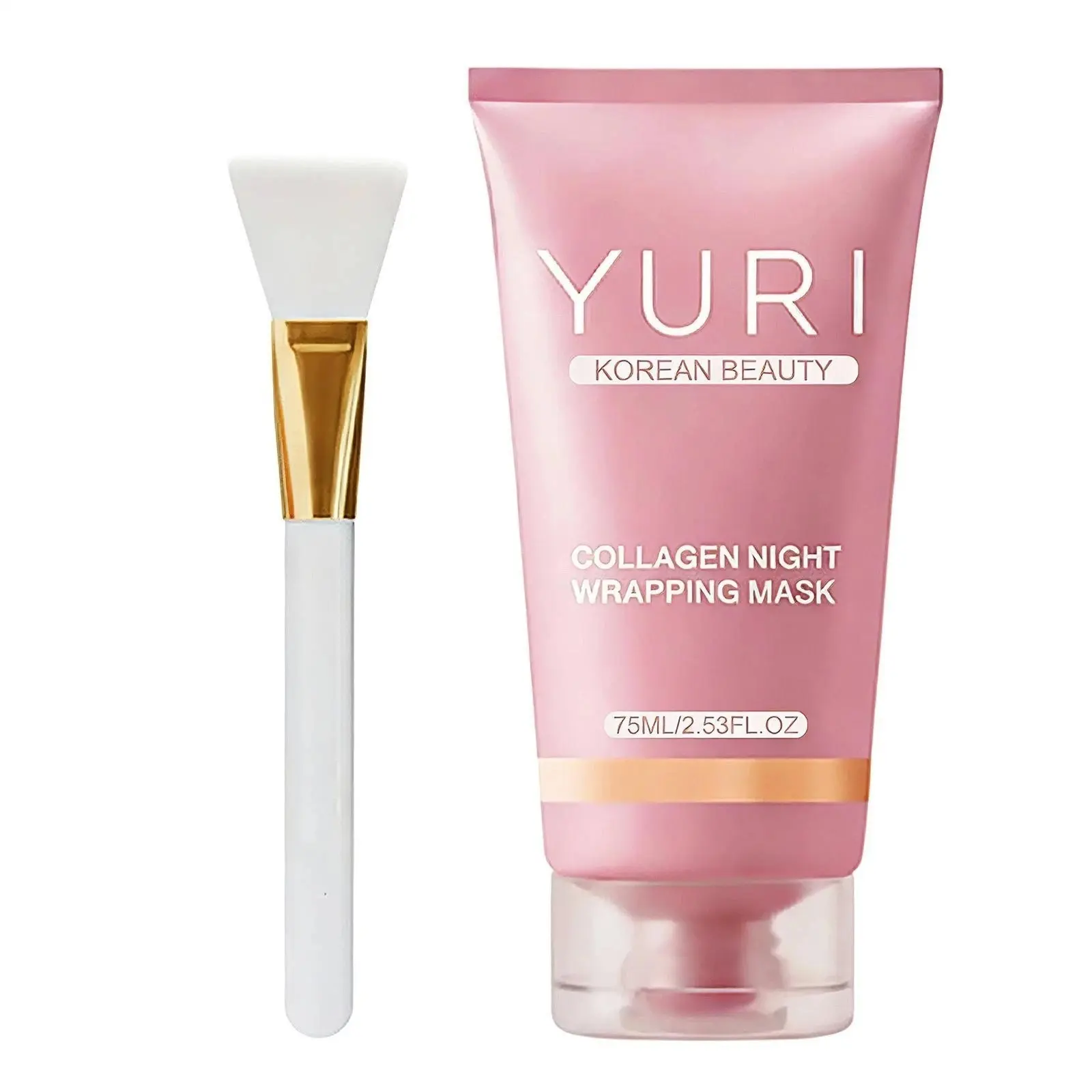 Yuri Korean Beauty Collagen Night Wrapping Mask Skincare Facial 75ml- 2.53oz