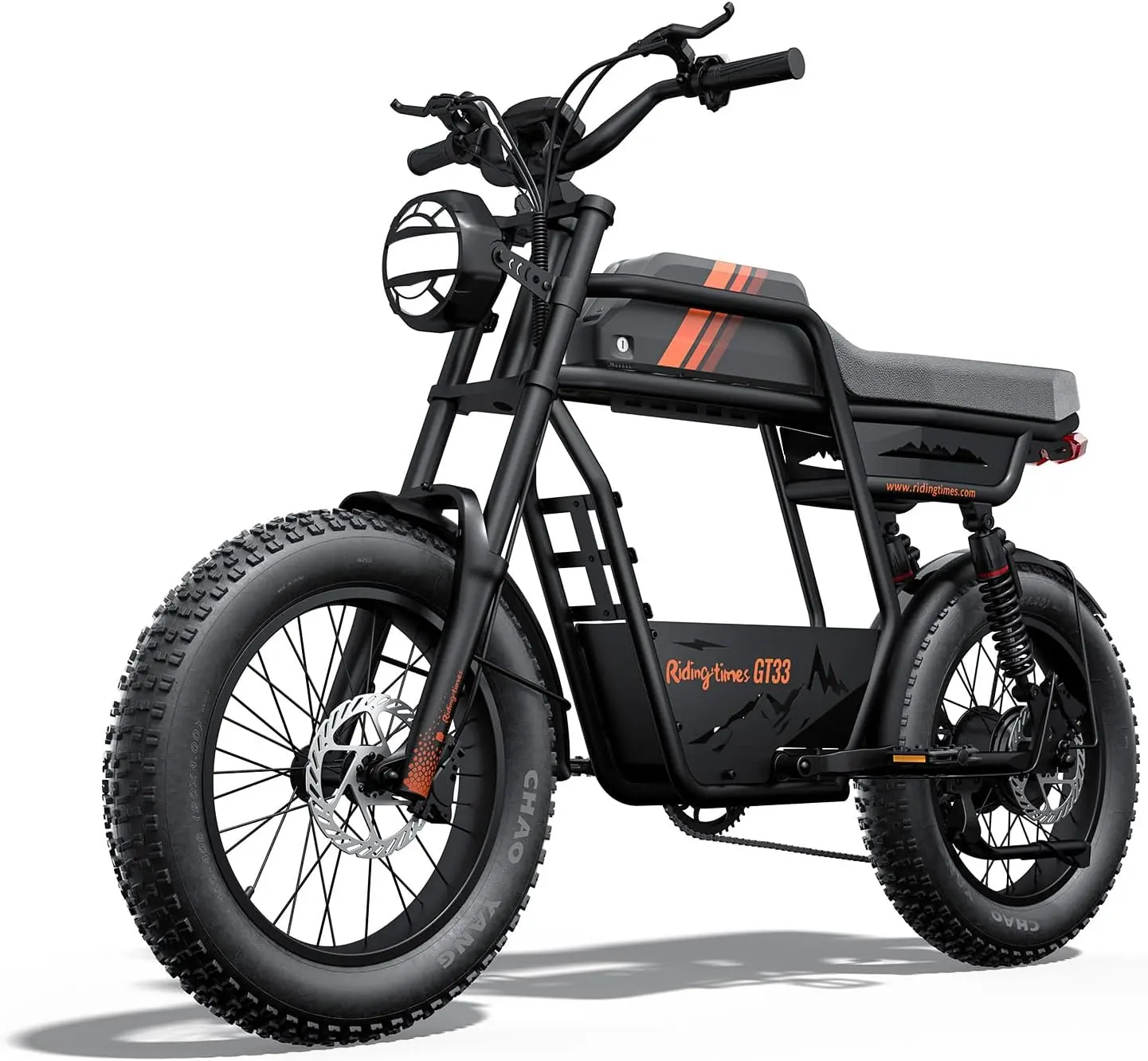GT33 All-Terrain Cafe Racer Cargo Electric Bike