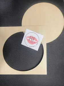 10x10 Wooden Outline Circle Stencil for T-Shirt Bleaching (Beginner Bleachers)