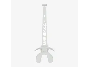 HYPR-FLOW MOUTHGUARD (TRANSPARENT), Youth Lightning Bolt Grip Bite Pads Oversized, Reinforced Strap System TP-EVA Material Protection Mouthpiece