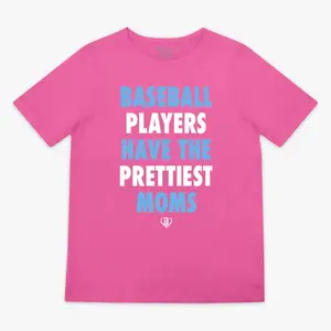 Baseball Players Have The Prettiest Moms Youth Tee, baseball lifestyl, baseball Tee, drip baseball tee, Youth Adult Gifts, Casual Wear Daily Tees