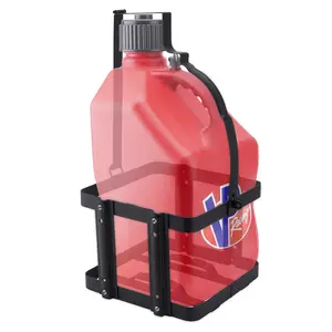 VP Racing Can Fuel Jug 5 Gallon Holder Rack Bracket Mount for Liquid Container Easy Install Foldable Wagon Cart Secure Locking