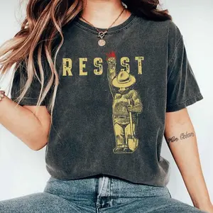Protest Shirt, Smokey the Bear Resist Tshirt, National Forest Shirt, I Stand With The NPS, Gift For Man, For Women, Full Size