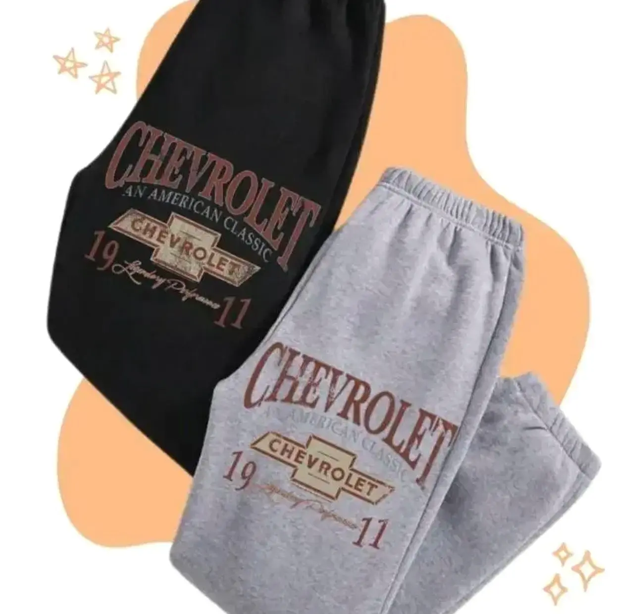 Chevrolet An American Classic Sweatpants - Unisex Cotton Fleece for All Seasons Comfortable Fit & Stylish Design Perfect Gift, Gift for him/her, Trending 26 B