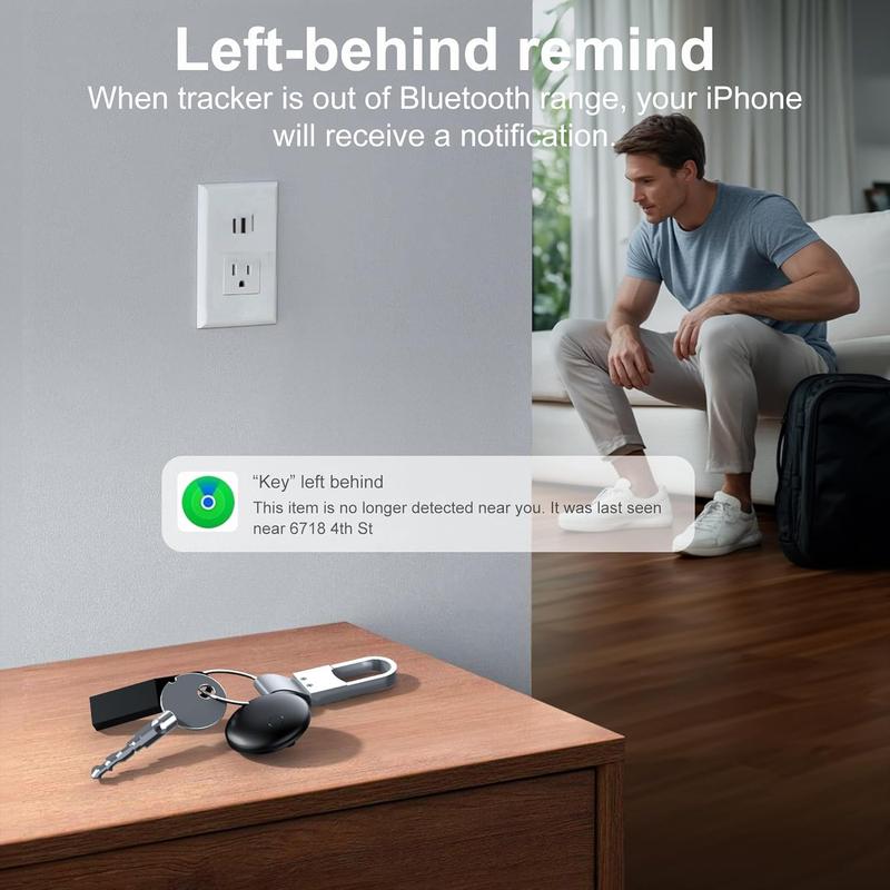 Wallet for Men with Tracker Tag Combo[iOS Only],Mens Wallet Minimalist Bifold,Wallet Men Slim Leather Slots Credit Card Holder|RFID Blocking,Pop Up Wallet Metal Aluminum with 9-13 Cards & ID Window