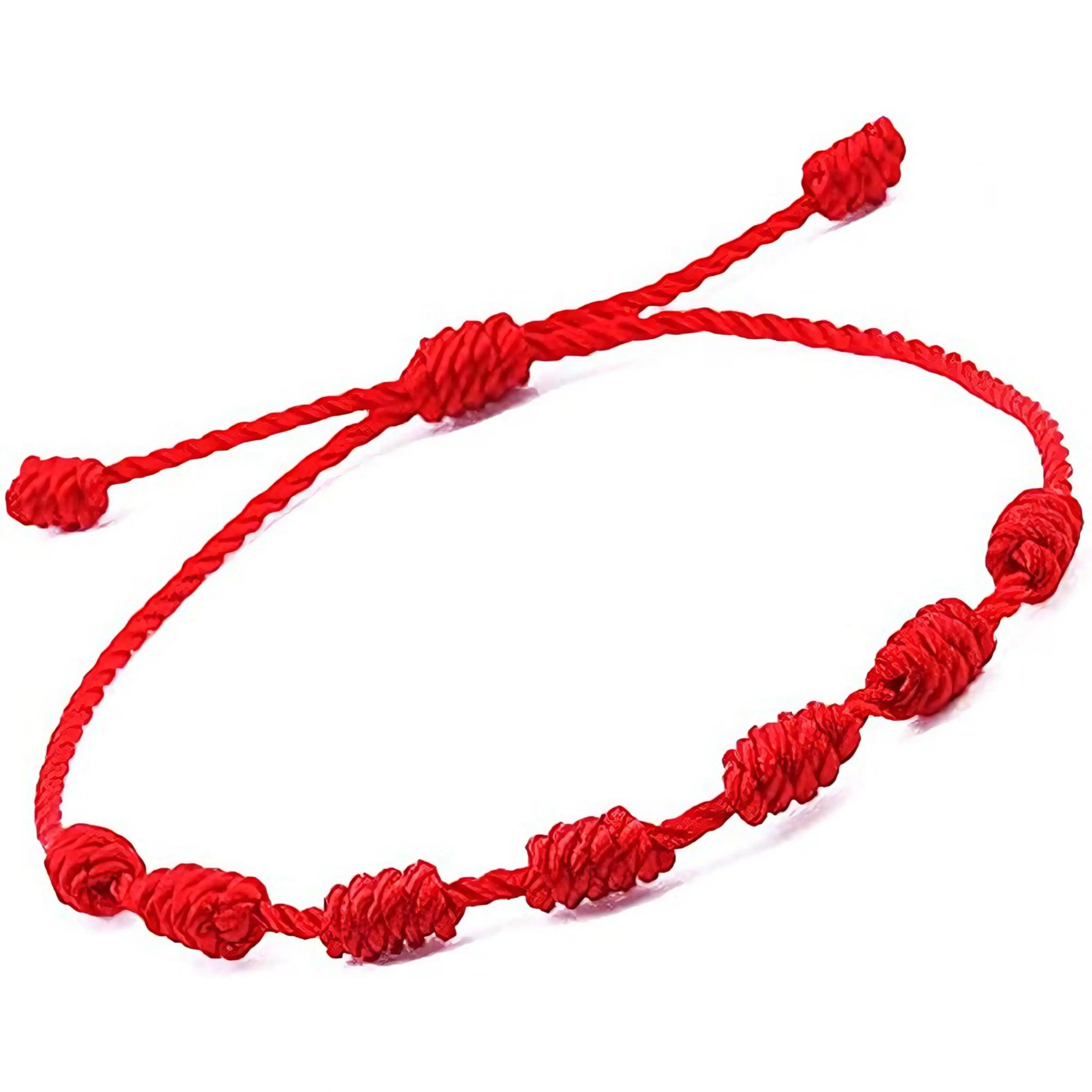 7 Knot Buddhist Bracelets , Adjustable Handmade Prayer Bead Bracelets, Unisex Spiritual Protection Lucky Amulet Jewelry Gift