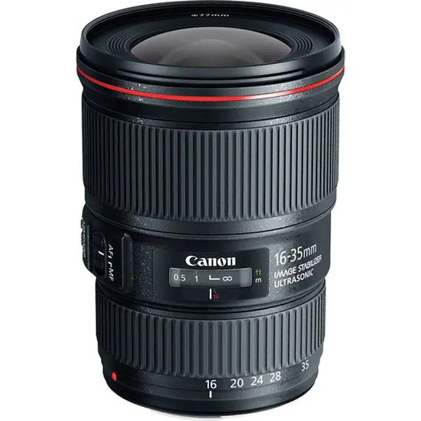 Canon EF 16-35mm f/4L IS USM Wide-Angle Camera Lens - EF Mount, f/4 Max Aperture, Image Stabilization System, USM Focus Motor