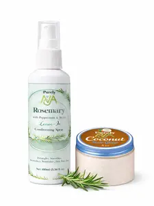 Beauty and the Beast Rosemary Leave in Conditioner Spray Mist and Coconut Glaze Beauty and the Beast Rosemary Leave in Conditioner Spray Mist and Coconut Glaze