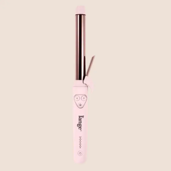 L'ANGE HAIR Le Pirouette Self-Rotating Titanium Barrel Curling Iron - Mini Clamp, Adjustable Heat Settings, 60-Min Auto Safety Shut-Off, Dual Voltage, Adapts to Fine/Thick/Coarse Hair, Precise Curling for Adults' Frizz Control