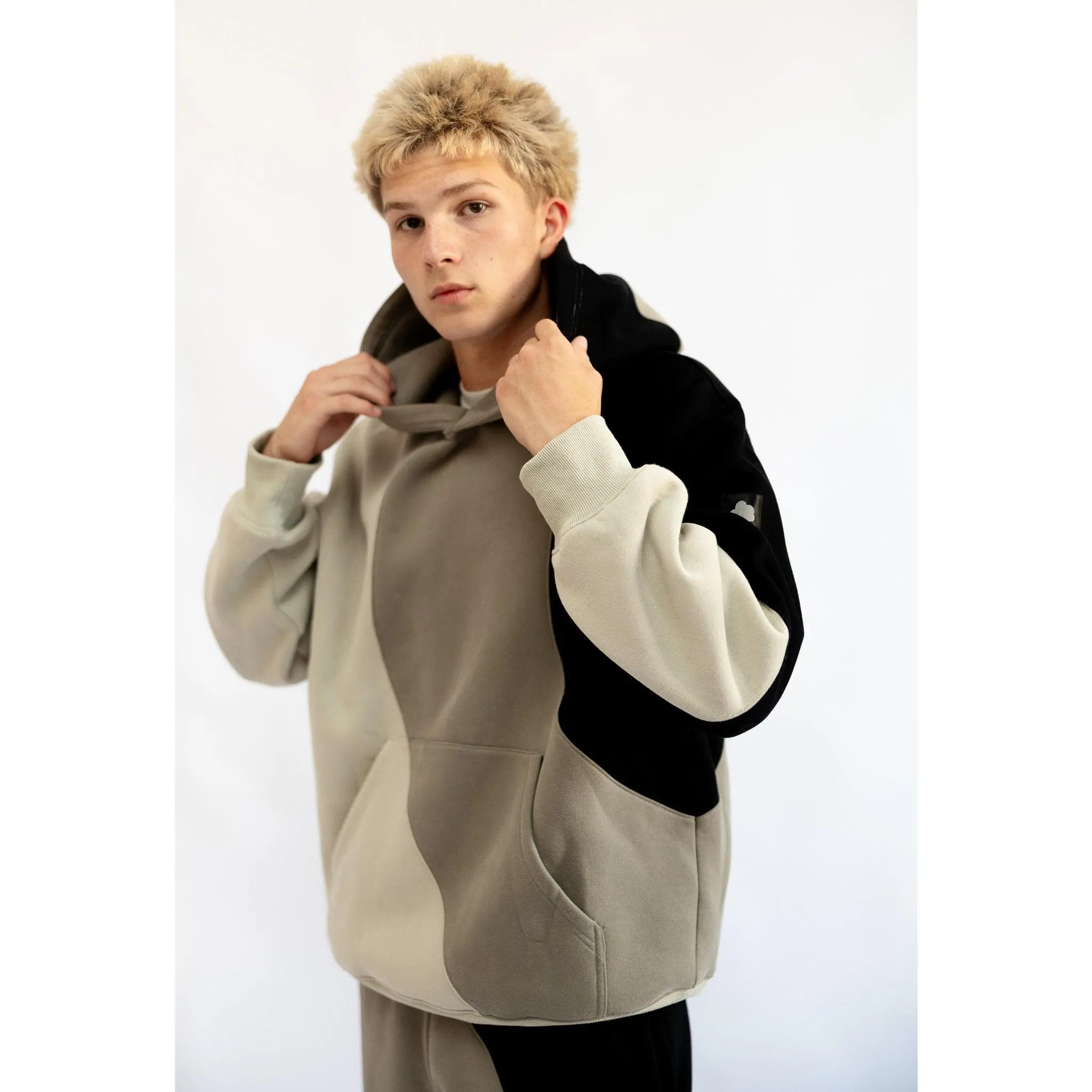 Clowd | WAVE Oversized Hoodie | Premium Heavyweight Cotton Pullover Sweatshirt | Unisex
