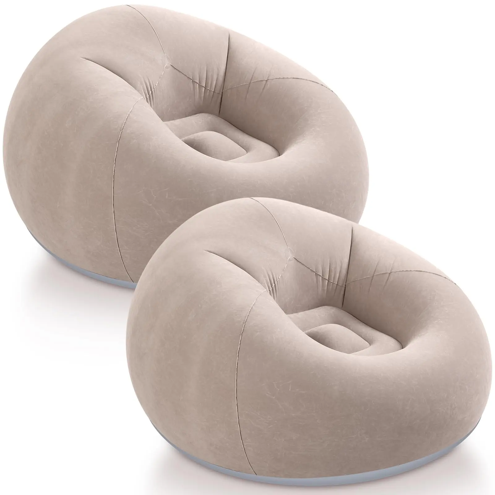 Portable Inflatable Lazy Sofa, Foldable Comfort Air Couch for Home Outdoor Camping Travel
