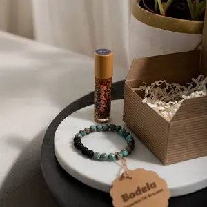 Essential Oil Bracelet and Roller Bundle