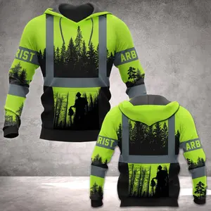Arborist 3D Pullover Hoodie for Men and Women – Stylish Arborist Sweatshirt Hoodie – Perfect Gift for Tree Climbers and Arborist Lovers