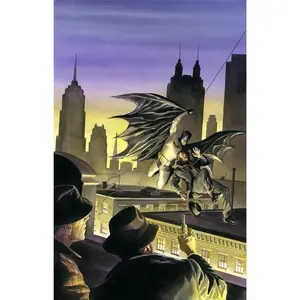 Alex Ross SIGNED Batman Tribute NYCC 2024 Exclusive Print on CANVAS Limited Edition of 25 Printer Proof Edition