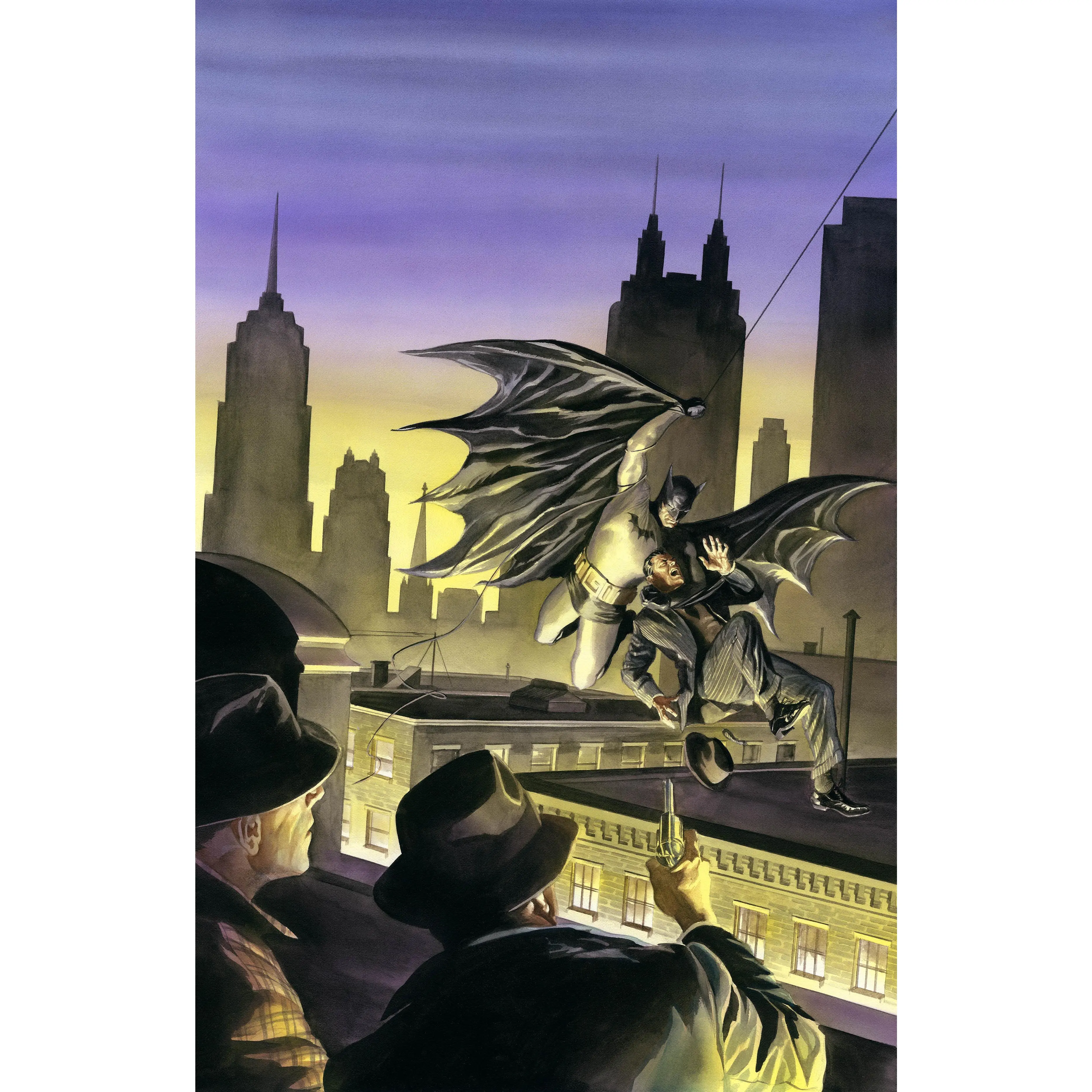 Alex Ross SIGNED Batman Tribute NYCC 2024 Exclusive Print on PAPER Limited Edition of 25 Artist Proof Edition