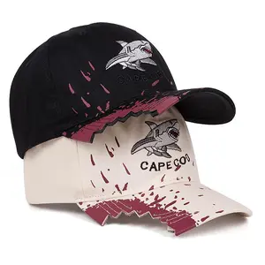 NEW HATS shark Embroidered Hip Hop Unisex Baseball Cap Casual Outing Hat Outdoor Activities Adjustable Snapback Cap