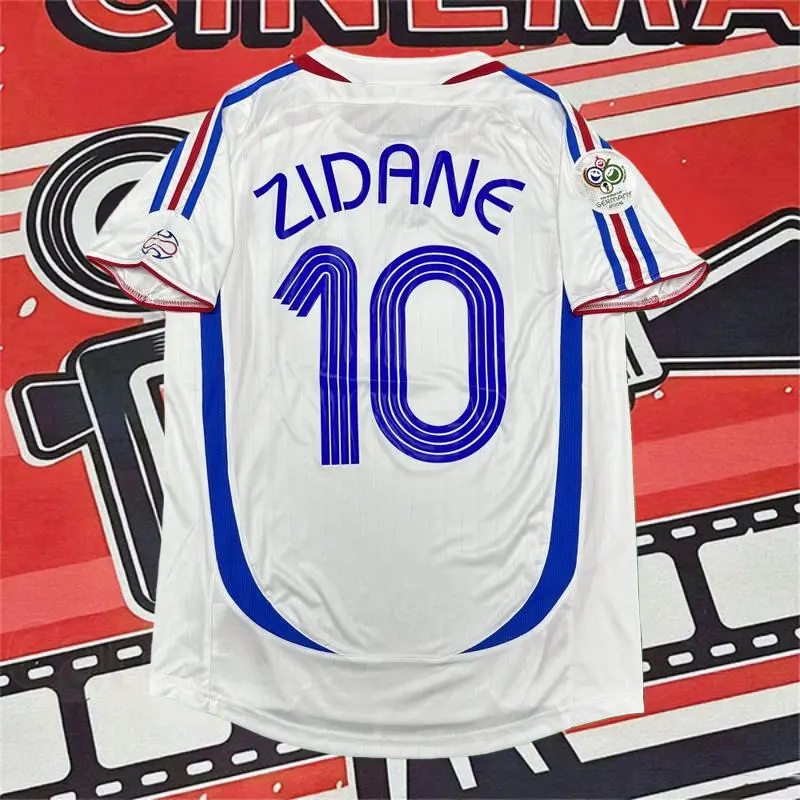 2006 France Zidane No.10 Home ShortSleeve Soccer Jersey