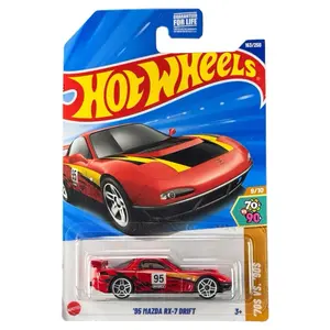 Hot Wheels ‘95 Mazda RX-7 Drift Red Mainline 163/250