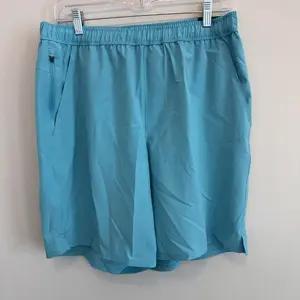 DSG Men's 8" Agility Woven Shorts M Medium Blue Spray NWT Running Gym