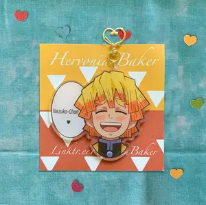 Zenitsu Demon Slayer keychain - Phone accessory - Accessories
