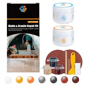 Granite Repair Kit & Marble Repair Kit (Color Match), Quartz Countertop Repair Kit, Granite Epoxy, Corian Repair Kit for Marble Granite Porcelain Quartz Tiles and Stones