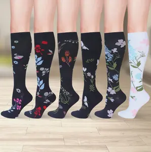 Compression Socks for Women & Men A Pair of Knee High Compression Socks 20-30 mmhg Best for Running,Nurse,Travel