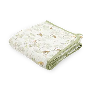 Original Cotton Muslin Quilt - Woodland Friends