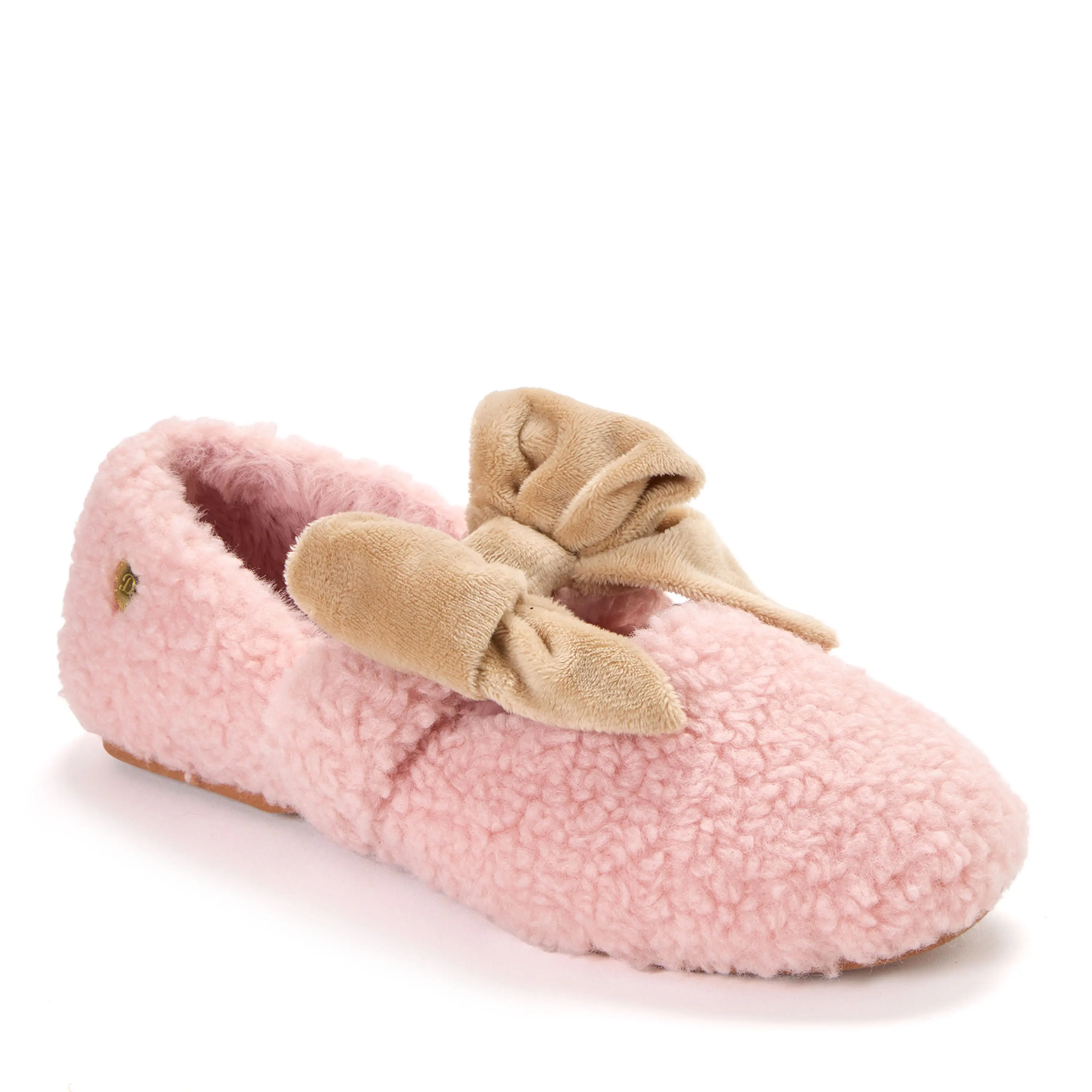 Dearfoams Women's Maryanne Luxe Teddy Mary Jane Slippers, Cozy Chic Style, Iconic Strap, Limited-Edition Design, Playful Charm, Flat Heels, Three Unique Styles