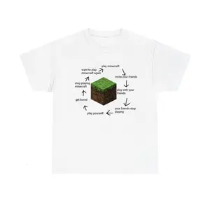 Minecraft Graphic Tee – Cool & Trendy Gamer Shirt for Fans