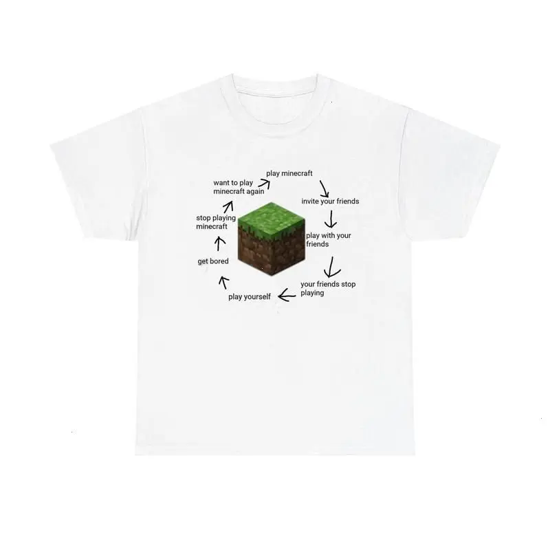Minecraft Graphic Tee – Cool & Trendy Gamer Shirt for Fans