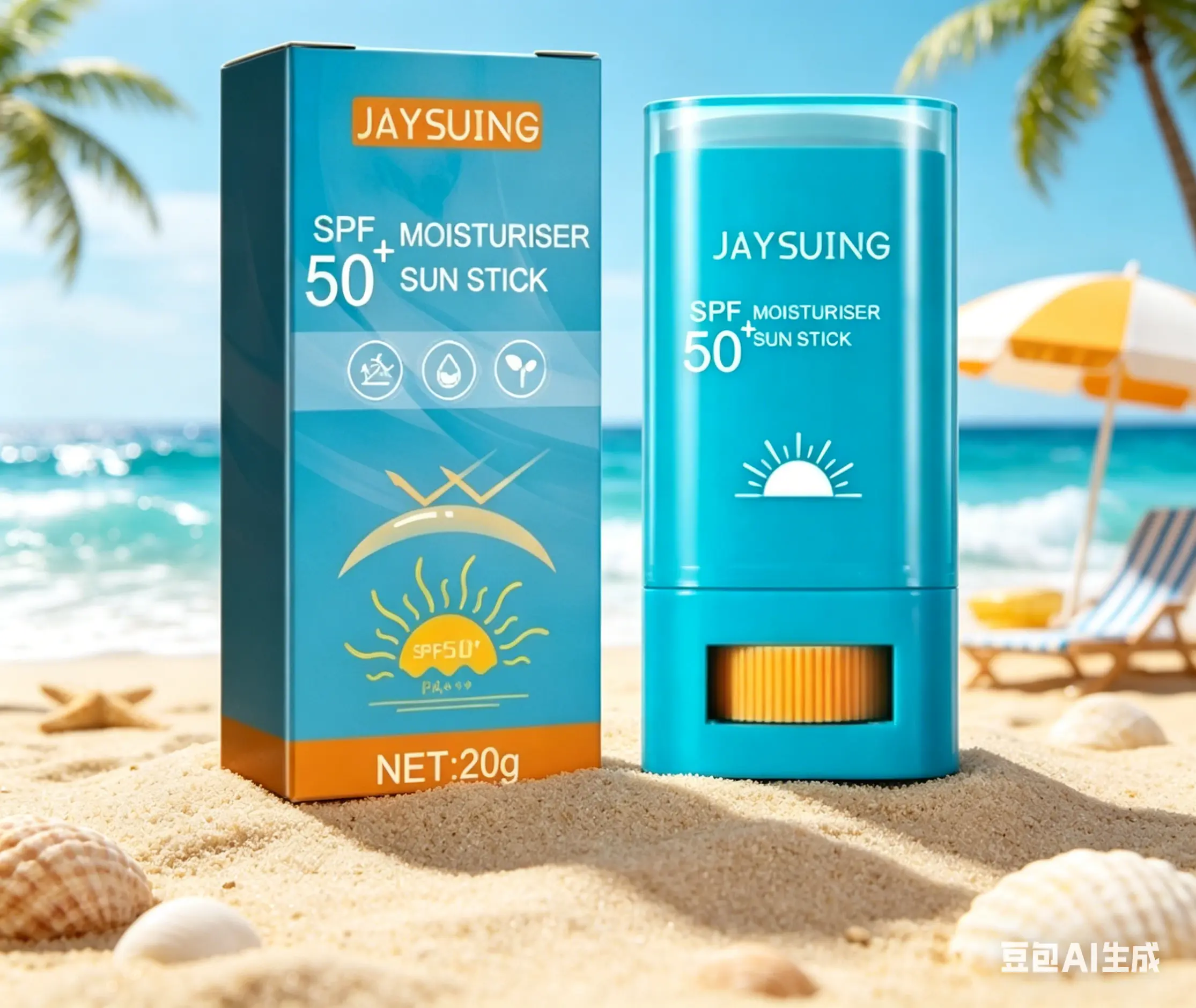 Moisturizing Protection Stick, Protection Refreshing Waterproof Anti-sweat Anti-UV Cream