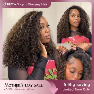 [3 IN 1 HALF WIG] Wavymy Water Wave Half Wig Seamless Flip Over Wig Beginner Friendly No Lace No Glue 100% Human Hair #SummerVibes