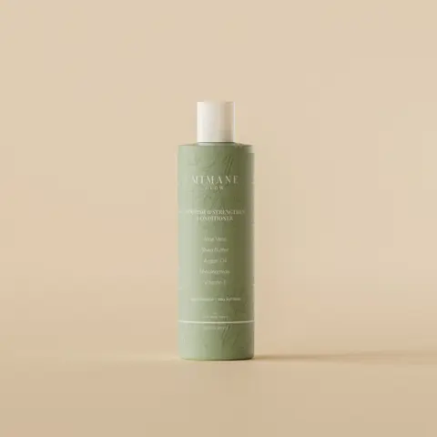 Mimane Glow – Nourish & Strengthen Conditioner | Hydrating & Moisture-Rich Formula | Aloe Vera, Jojoba Oil & Niacinamide | For All Hair Types | 250ml Panthenol Detangled Silky Shea