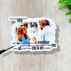 The Notebook Sticker - Vinyl Sticker for Kindle with Classic Notebook Paper Design Kindle Sticker, Bookish Merch Sticker, Booktok Sticker, Smut Reader,Gift for book lover, Water bottle sticker. Laptop Sticker