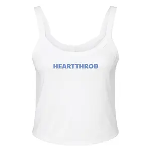 Heartthrob Women's Micro Ribbed Scoop Tank Cotton Fit