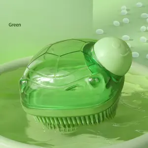 Pet Silicone Bath Brush for Dogs & Cats, Multi-Functional Baby Exfoliating Head Wash Brush, Massage Cleaning Tool