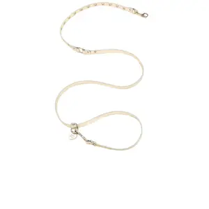 Little Beast You Mean The World To Me Leash in Silver