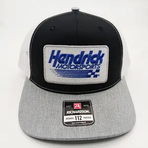 Hendrick Motorsports Black,White And Gray Richardson 112 Snap Back Hat