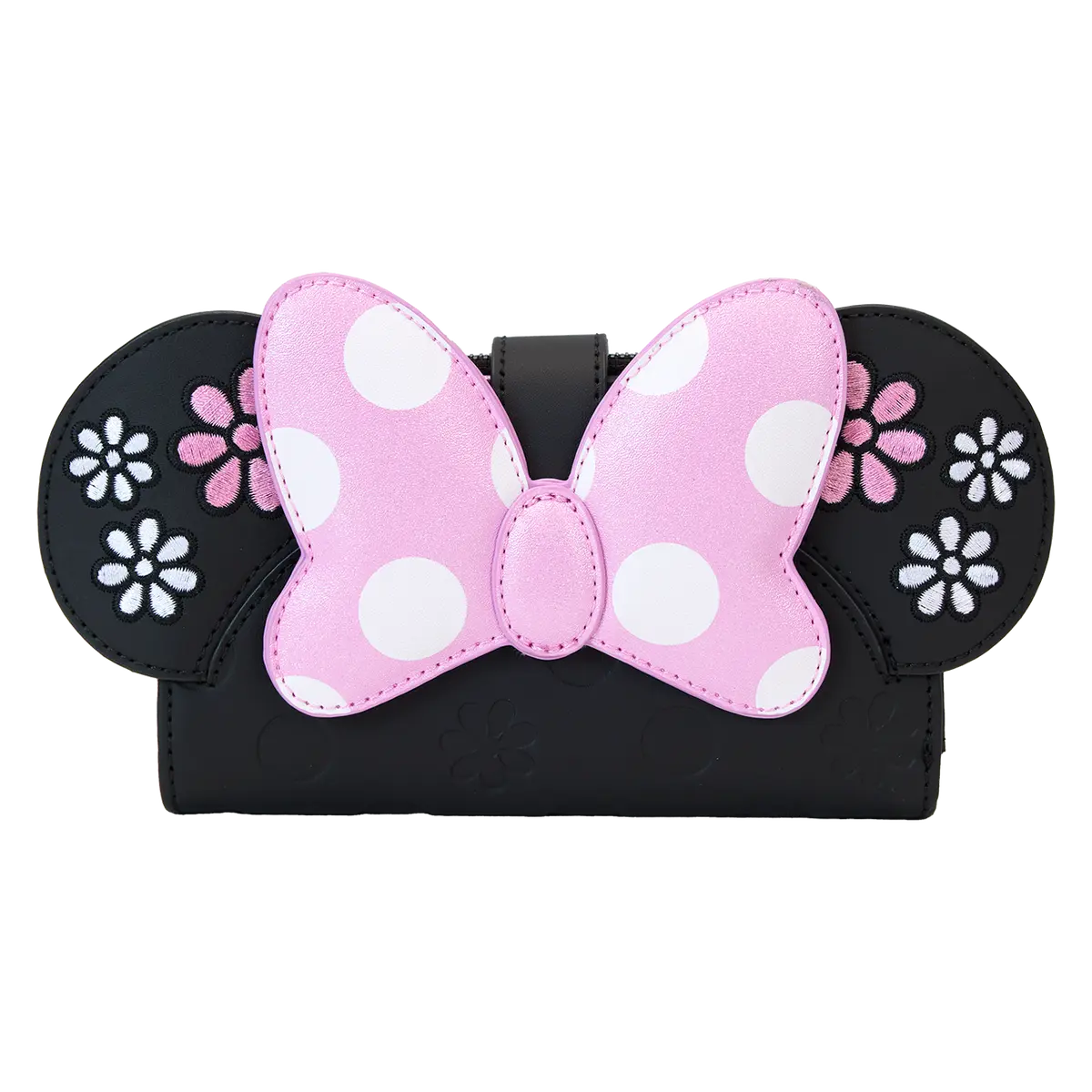 Minnie Floral Rock the Dots Flap Wallet